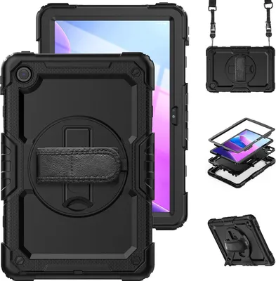 Obrázok produktu pre Pre Lenovo M10 Plus 10.6 3rd Gen 2022 360° Black Tablet Case Sleeve Case