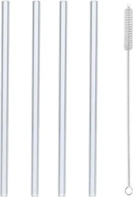 Image de ORION Paille avec brosse, 20 cm, verre 4 pcs ORION 151437