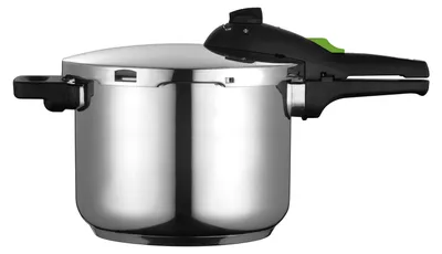 Produktbild von FAGOR Rapid Xpress 8 Schnellkochtopf Induktion 7,5 Litern Superschnell Edelstahl 18/10, 2 Druckstufen Silber
