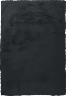 Image de Tapis à poils longs fait main avec motif uni CAREI +