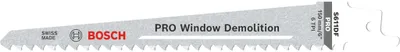 Zdjęcie produktu dla Bosch 2 608 656 259, Brzeszczot do piły, Płyta wiórowa, Epoksydowe, Profil, Drewno z gwoździami, Bimetaliczny, Stal nierdzewna, 4,3 mm, 10 cm