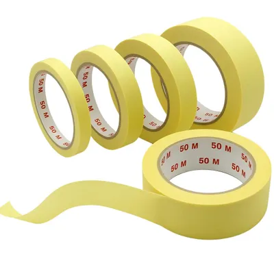 Produktbild von Kreppband Malerkrepp Kreppklebeband Abdeckband 18 25 38 48 mm 25 50 m Malerband für Innen Außen