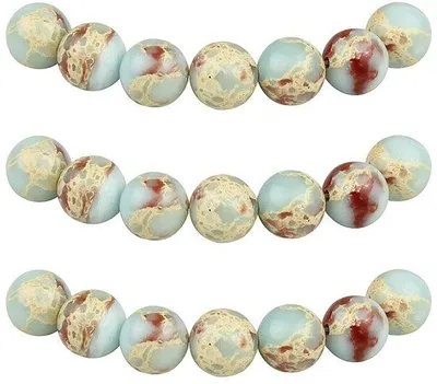 Produktbild von Natürliche Slangensteinkugeln 4mm 85 Stück