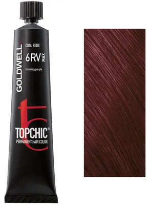 Produktbild von Goldwell Topchic Max Shades, Violett, 6RV MAX, Stunning Purple, Unisex, 60 ml, Alle Haare