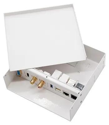 Produktbild von Schirmanschlusskasten für das interaktive Whiteboard NANOCABLE 10.35.0003 Weiß