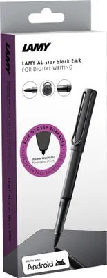 Produktbild von Lamy AL-star EMR black – Stylus Pen Touchscreen-Stift für viele Android-Geräte – mit ergonomischem Griff – präzises Schreiben & Zeichnen