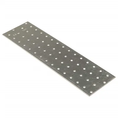 Produktbild von vidaXL Lochplatten 20 Stk. 2 mm 300x80 mm Verzinkter Stahl