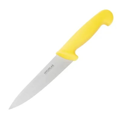 Immagine prodotto di Coltello da chef Hygiplas da 15 cm, giallo.