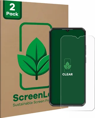 Produktbild von 2x ScreenLeaf Schutzfolie für Oukitel WP50 nachhaltiger Displayschutz Display Schutz Folie Klar Transparent