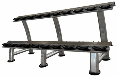 Image de Support pour 10 paires de haltères, avec une capacité de charge particulièrement élevée de 900 kg