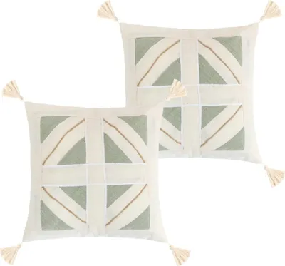 Produktbild von Federkissenbezug SET 2Stück - 40x40 cm - Natur