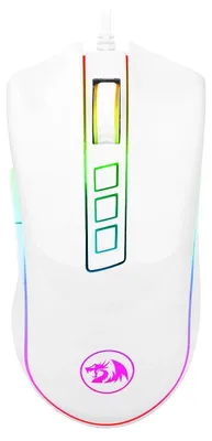 Produktbild von REDRAGON M711W Cobra, rechts, USB Typ-C, 10000 DPI, Weiß