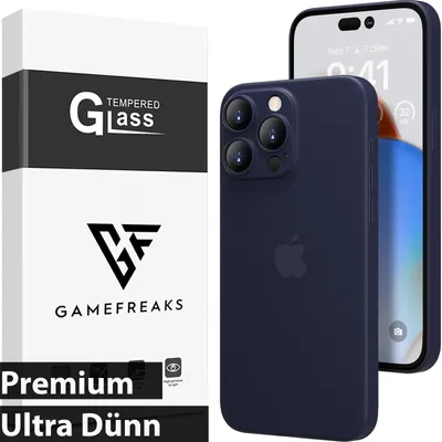 Produktbild von Schutz Hülle Bumper Handy Case Slim Blau für iPhone 13 Pro Max
