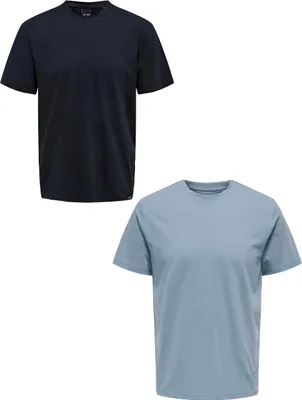 Produktbild von T-Shirt 2er-Set Rundhals Kurzarm |