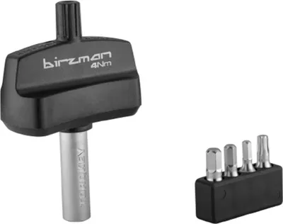Image de Clé dynamométrique Birzman, 4 Nm, noire et argentée.