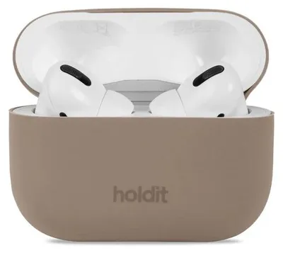 Produktbild von Holdit Silicone Case Apple AirPods Pro / Pro 2 - Mocha Brown