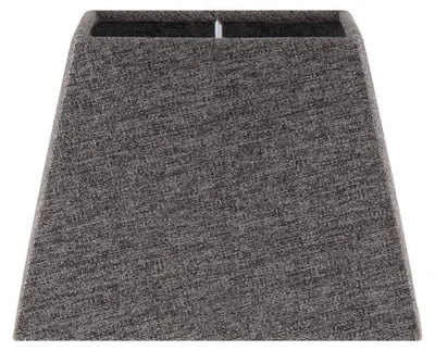 Produktbild von Home Sweet Home Lampenschirm aus Stoff Grau - 20 x 14 x 14 cm