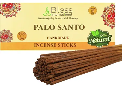 Productafbeelding van Handgemaakte wierookstokjes, met de hand gedompeld in Palo Santo, 100 stuks (150 gram)