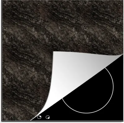 Produktbild von KitchenYeah© Herdabdeckplatte Muster - Struktur - Granit , 78x78cm, Küche Deko, Glaskeramikkochfeld Herdabdeckung, Abdeckplatte fùr Kochfeld