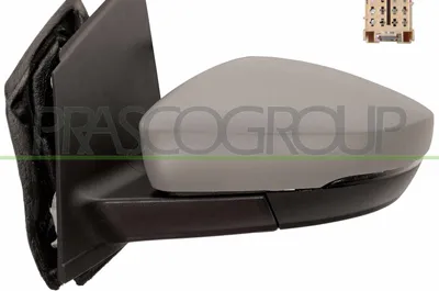Produktbild von PRASCO VG0237144P Außenspiegel Seitenspiegel Links für VW Polo Schrägheck (6R1, 6C1) Grundiert Elektrisch