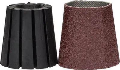 Immagine prodotto di Set portamantello e mantello abrasivo Bosch, grana 80, larghezza 30 mm, conico, accessorio per Texoro