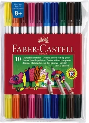 Obrázok produktu pre FABER-CASTELL 151110 Doppelfasermaler, 10er