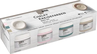 Produktbild von KREUL Kreidefarbe Chalky Basis Set 4 x 150 ml