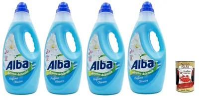 Produktbild von Alba Ammorbidente Classic, Weichspüler, 33 Wäschen, 4x1850ml + Italian Gourmet polpa 400g
