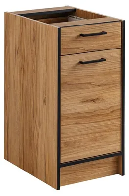 Image de Meuble bas de cuisine avec tiroir "Carballo" - Naturel - L 40 cm