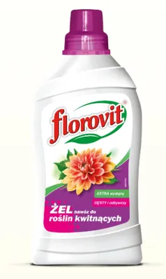 Produktbild von Florovit Gel für blühende Pflanzen, 800-g-Flasche, 1