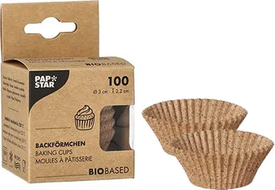 Produktbild von PAPSTAR Backförmchen aus Kakaoschalen 50 mm natur