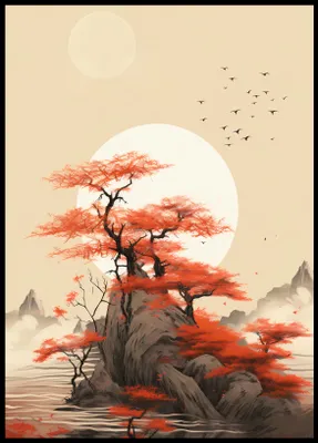 Produktbild von Poster 64x90cm Windgeflüster