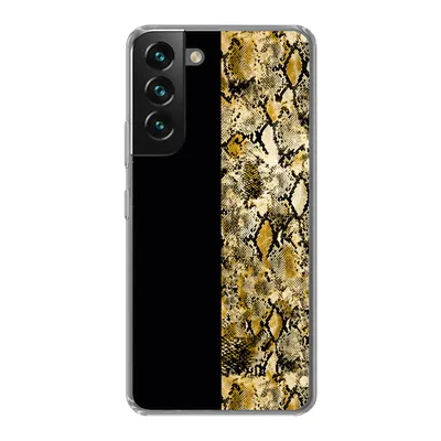 Produktbild von MuchoWow® Handyhülle Schutzhülle Hülle für Samsung Galaxy S22 Plus Schlange - Gold - Luxus Silikon Softcase Handy Hülle - Schutzabdeckung
