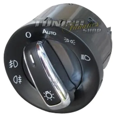 Image de Interrupteur de lumière chromé Phares antibrouillard #2 pour VW