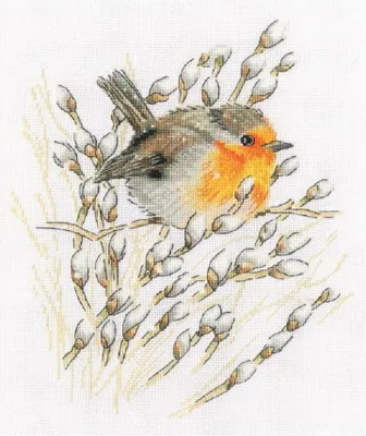 Produktbild von RTO Kreuzstich Set "Der Frühling ist da", Zählmuster, 20,5x24cm