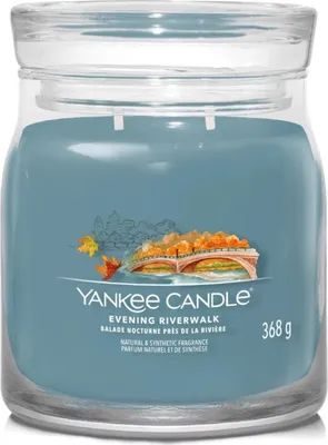 Image de Yankee Candle Signature Medium Jar vonná svíčka Evening Riverwalk 368 g