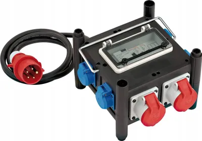 Zdjęcie produktu dla Brennenstuhl Kompakter Stromverteiler  2xCEE16A + 5x230V 2m