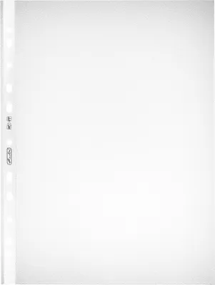 Produktbild von 100 Herlitz Prospekthüllen "Eco." / DIN A4 / genarbt