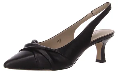 Produktbild von Caprice Sling,zehengeschl.Absatz bis 65mm in schwarz, Gr. 3.5