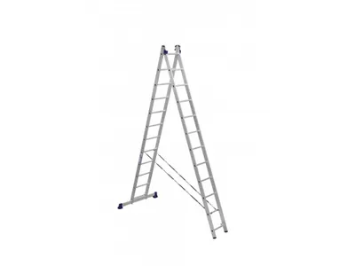 Obrázek produktu pro Alumet, univerzální 2-dílný žebřík, 2x12 příček, 33 x 338 cm, max.