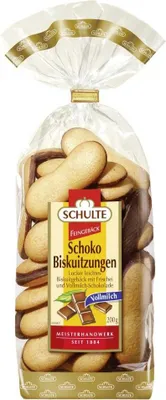 Obrázek produktu pro Schulte čokoládové sušenky s mléčnou čokoládou balení 200g