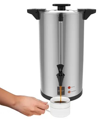 Edelstahl-Kaffeekanne 12L Perkolator mit Temperaturregelung