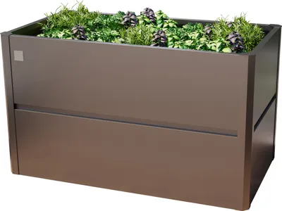 Immagine prodotto di PRIMEYARD 150 x 85 x 77 cm Orto rialzato THEO, acciaio, antracite metallizzato