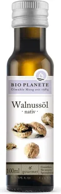 Produktbild von -WALNUSSÖL, KALTGEPRESST, 100 ml – PLANETE