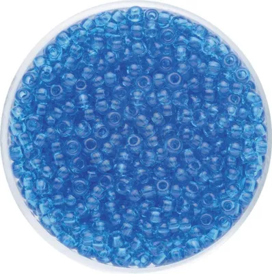 Produktbild von Glorex Rocailles Perlen 2,6 mm 17 g türkis