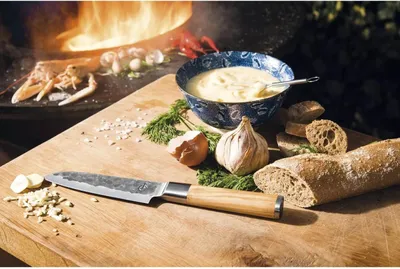 Obrázek produktu pro Nůž Santoku Olive 14 cm, FORGED