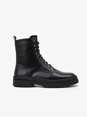 Image de Bottes de ville noires Pepe Jeans Soda, modèle pour hommes
