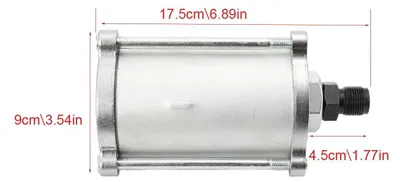Obrázek produktu pro Pneumatický motorový díl – Pneumatické zvedací čerpadlo – 1/4" (0,64 cm) přípojka – provozní tlak 10 bar – průmyslový hydraulický zesilovač