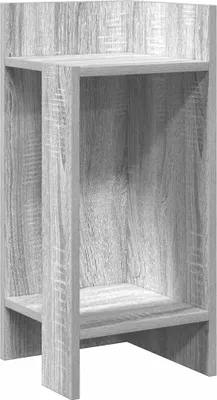 Produktbild von vidaXL Beistelltisch mit Ablage Grau Sonoma 25,5x27x60 cm