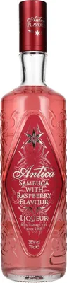 Produktbild von Antica Sambuca Raspberry Flavour Liqueur 38% Vol. 0,7l